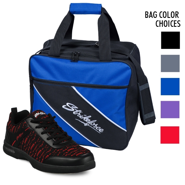 Men's KR Flyer Mesh Lite Black/Cardinal & Single Tote